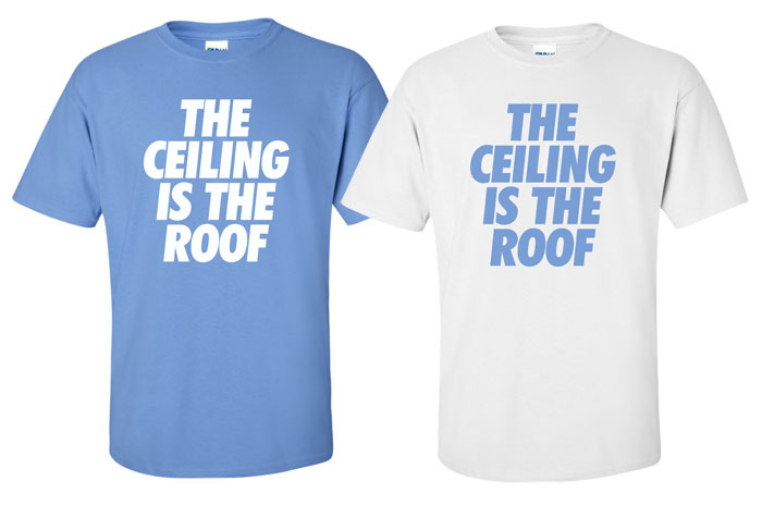 ceiling roof champion jordan shirt